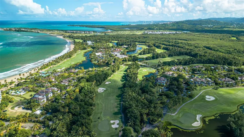 Four Seasons Bahia Beach from above-pure coastal elegance.