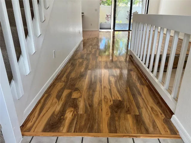 Wood Floors await