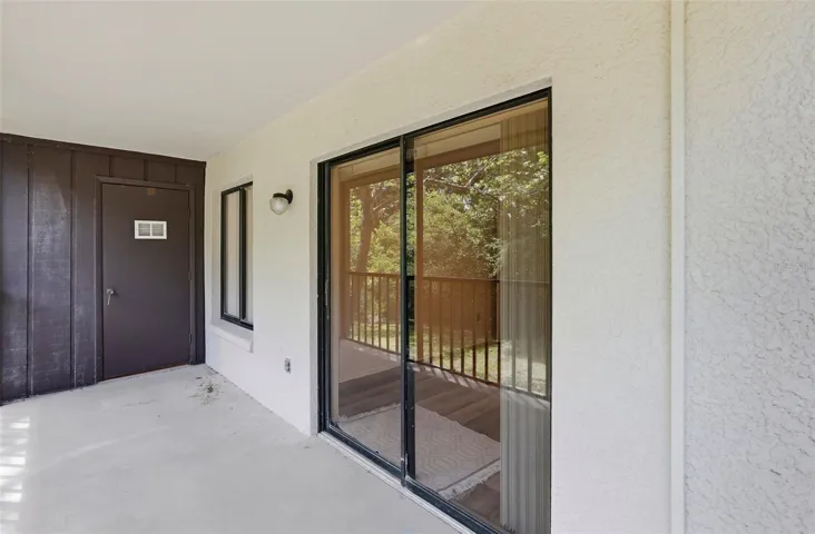 screen patio to laundry space
