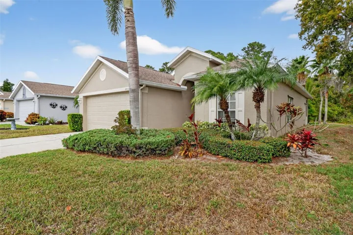 Front, south facing side of the home