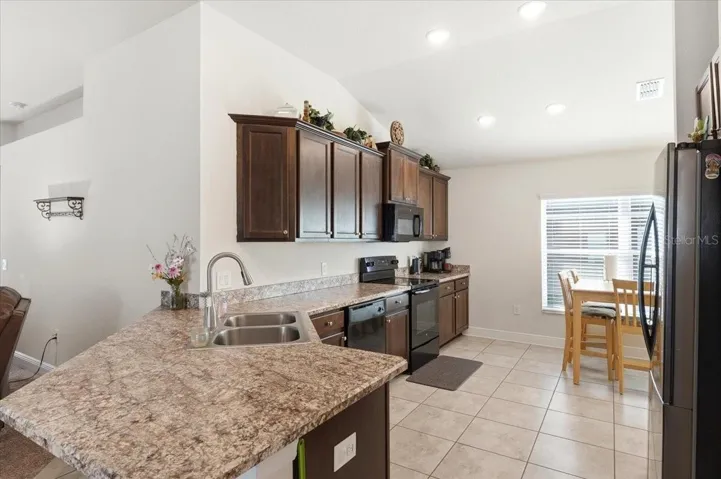 Nice kitchen entrance.