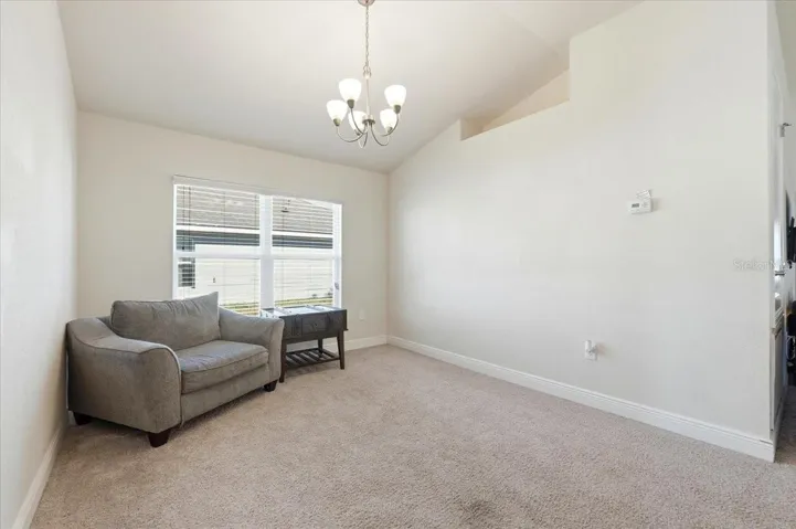 Spacious dining room