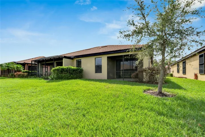 Rear of home