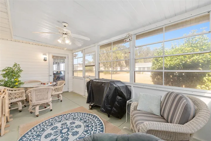 Door to Florida Room and Door to Spacious Backyard
