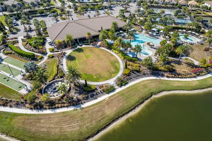 Aerial View of Amenities