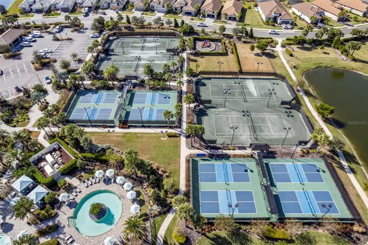 Aerial View of Amenities