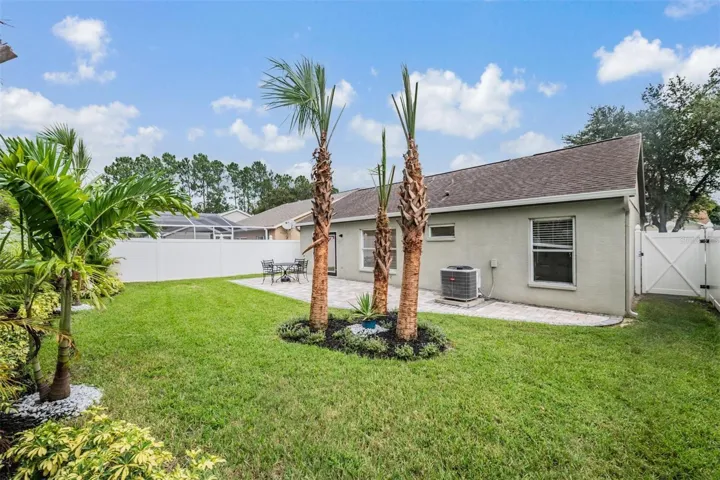 Fully fenced yard