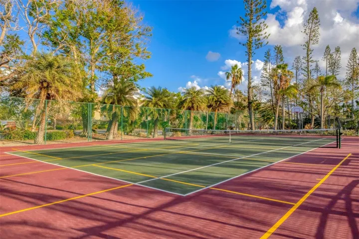 As well as tennis, pickleball and basketball courts