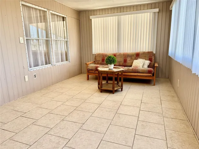 Front enclosed porch.