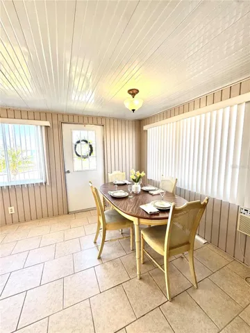 Front enclosed porch.