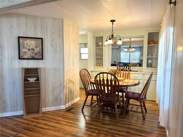 Built in cabinets.