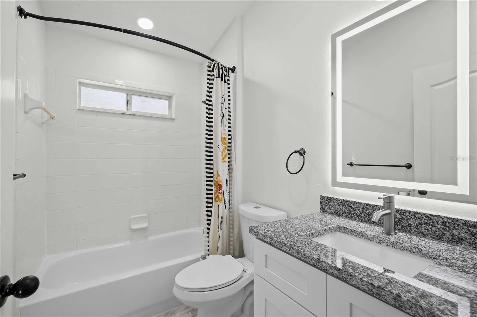 Full Bathroom - REMODELED; New Vanity &amp; Granite Countertops; New Mirrors/Fixtures