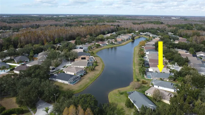 Aerial View with Private water view