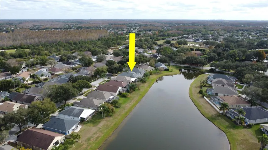 Aerial View with Private water view