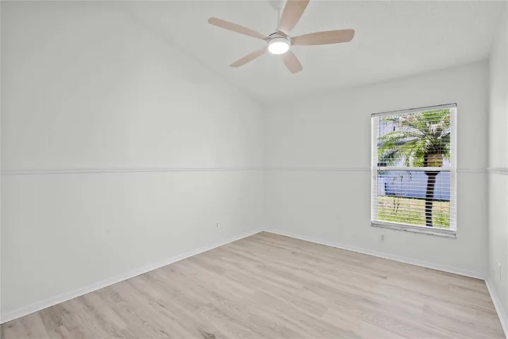 Bedroom #4 - New Flooring, New Paint, New Ceiling Fan