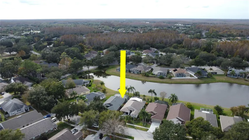 Aerial View with Private water view