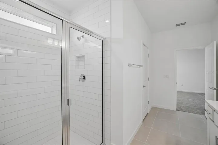 Owner's Walk-in Shower