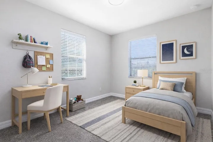 Virtually staged image. Bedroom 2.