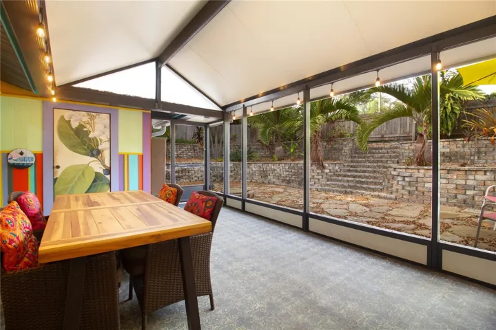 Great screened enclosed play room