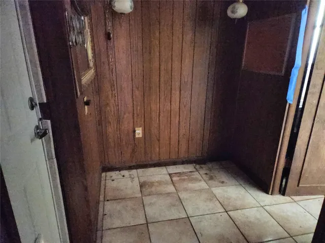 vanity make up area off 3rd bathroom at rear of home