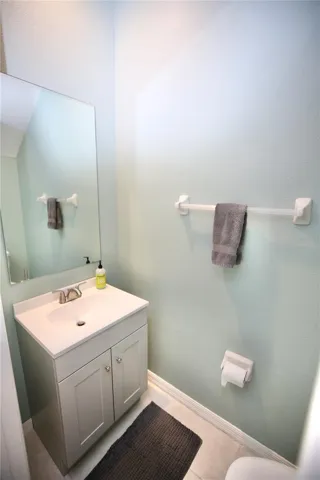 half bath downstairs