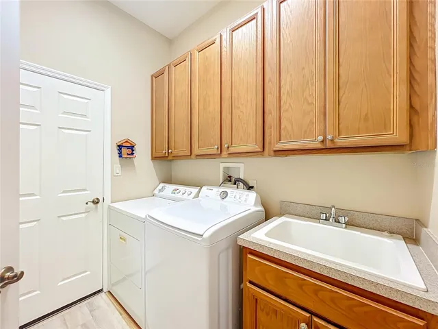 LAUNDRY RM/UTILITY SINK/ CABINETS