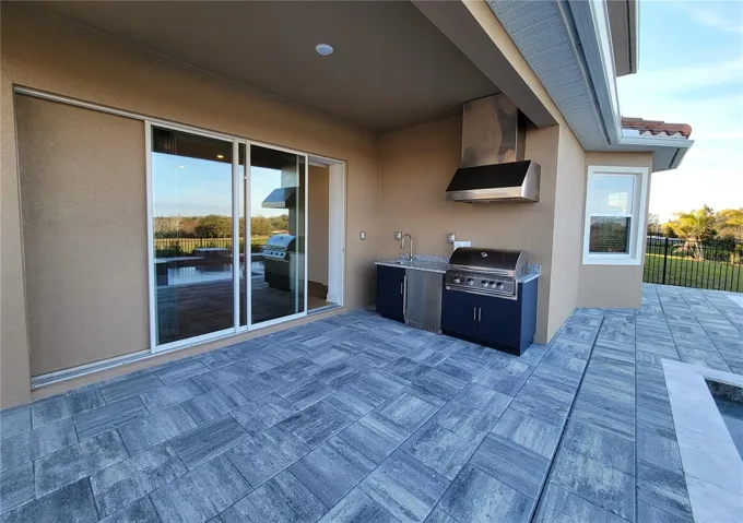 BBQ In the Back Patio