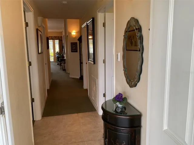Entry into the unit