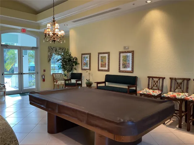 Pool Table in the Club House