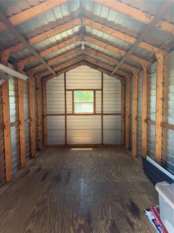 SHED INTERIOR