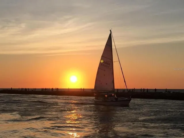 Take a sailboat ride at sunset!