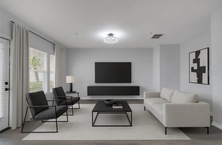 Living Room - Virtually staged