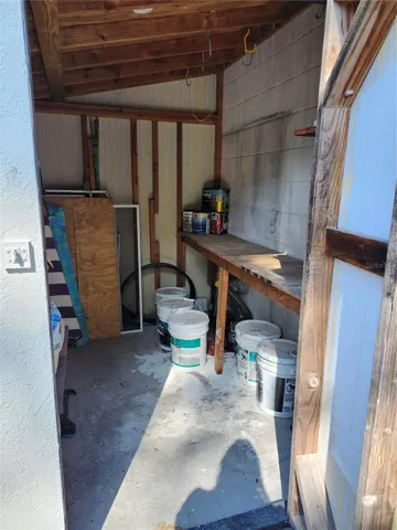 Back yard shed