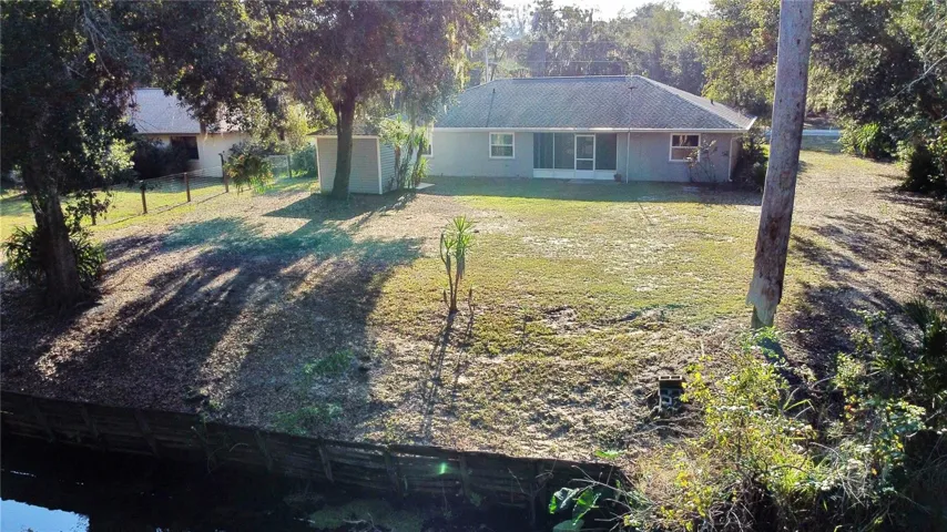 Back Yard with Canal