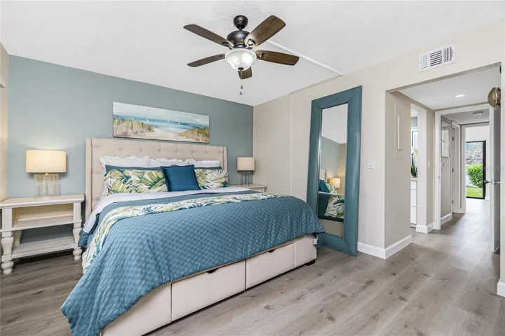 Master Bedroom Looking to Master Bath