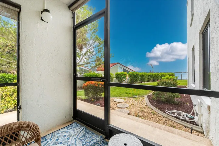 Screened Lanai with Partial Bay View