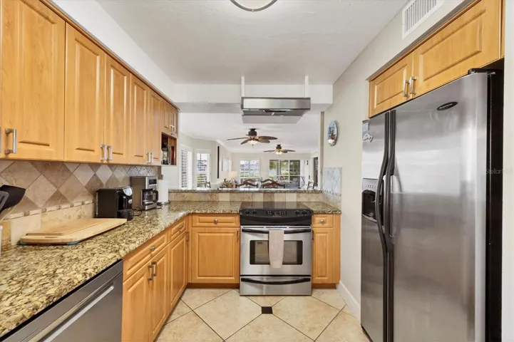 Kitchen is open to the Dining & Livng areas