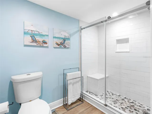 Walk in shower