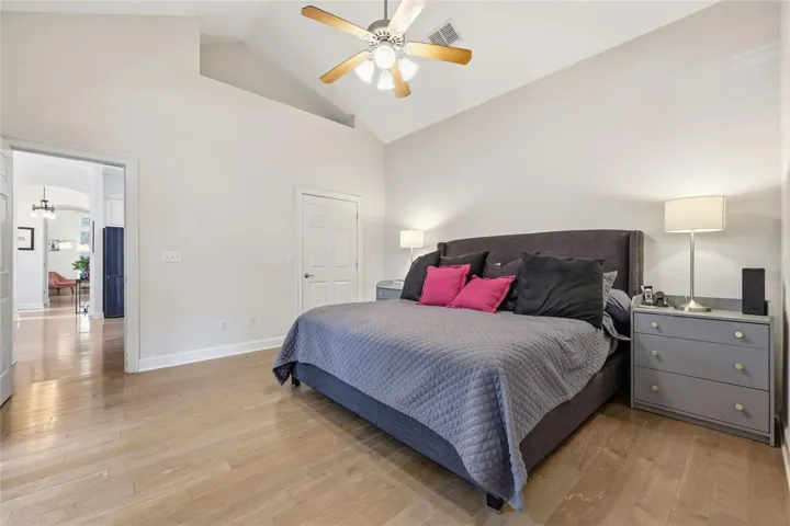 First floor primary suite