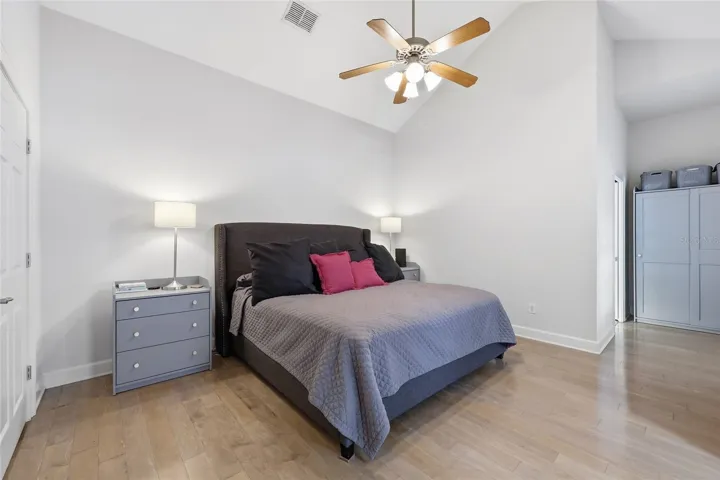 First floor primary suite