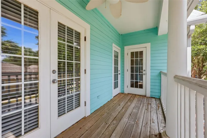 Second floor main house balcony