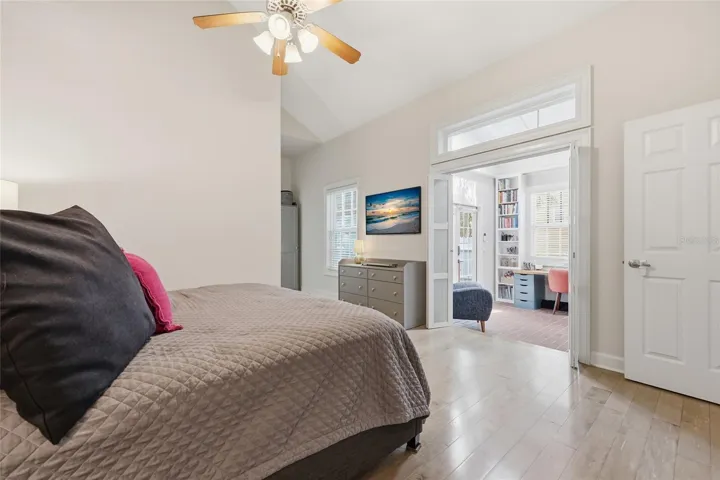 First floor primary suite