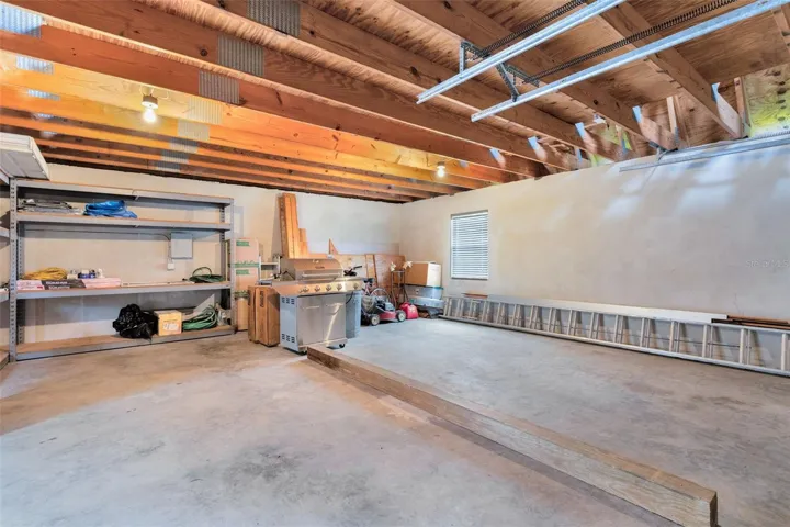 Extra-Long 24 X 26 Garage. It was built longer than standard to fit the owners boat.