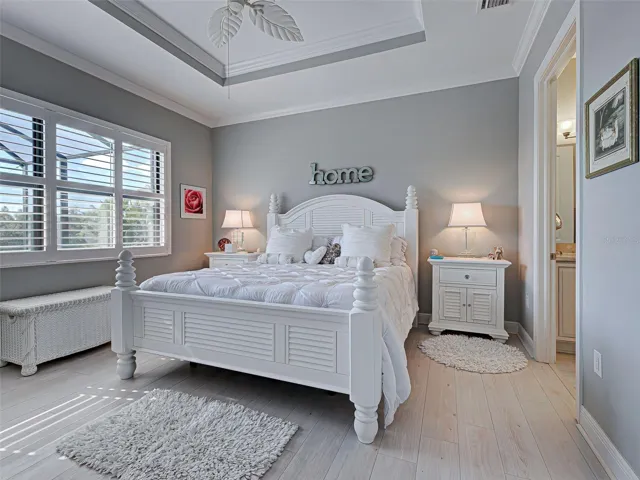 Primary Bedroom Suite With Tray Ceiling