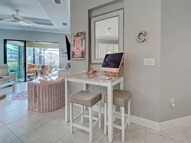 Entryway Used As Workspace