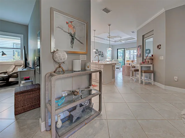Hallway Leading to Kitchen and Living Area