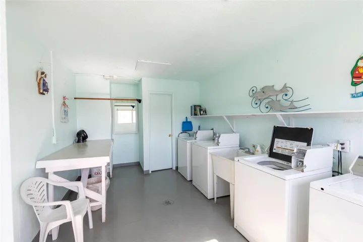 Laundry room same floor.