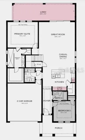 Additional Highlights Include: Gourmet kitchen, downstairs bedroom in place of flex, downstairs full bathroom in place of powder room, extended lanai, and 8' interior doors.