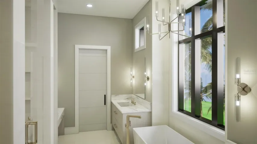 Virtually Staged - Primary Bathroom
