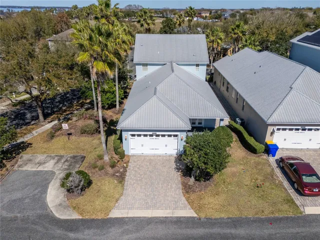 Sideyard & Media Room Porch Aerial View